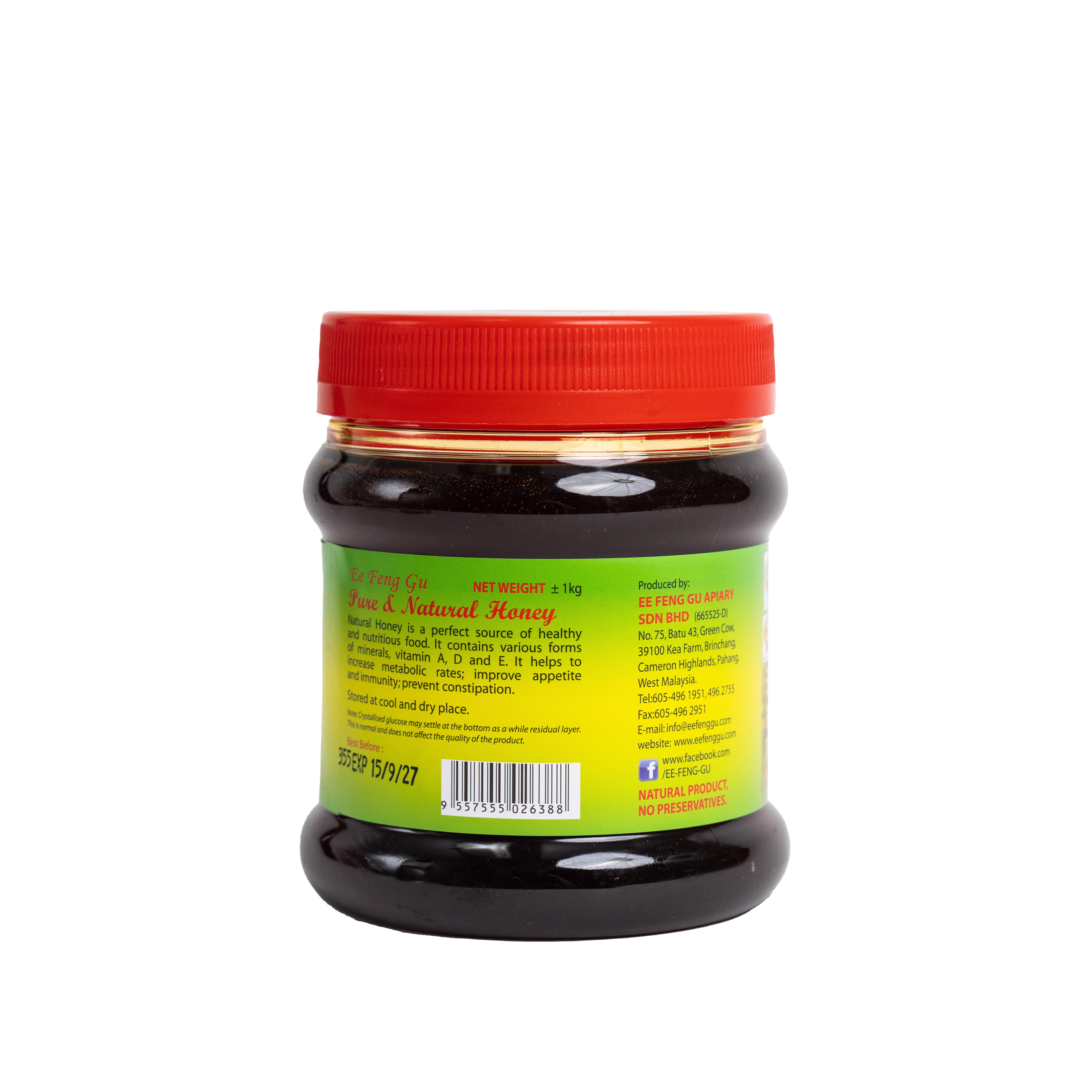 Ee Feng Gu Pure & Natural Honey 1KG