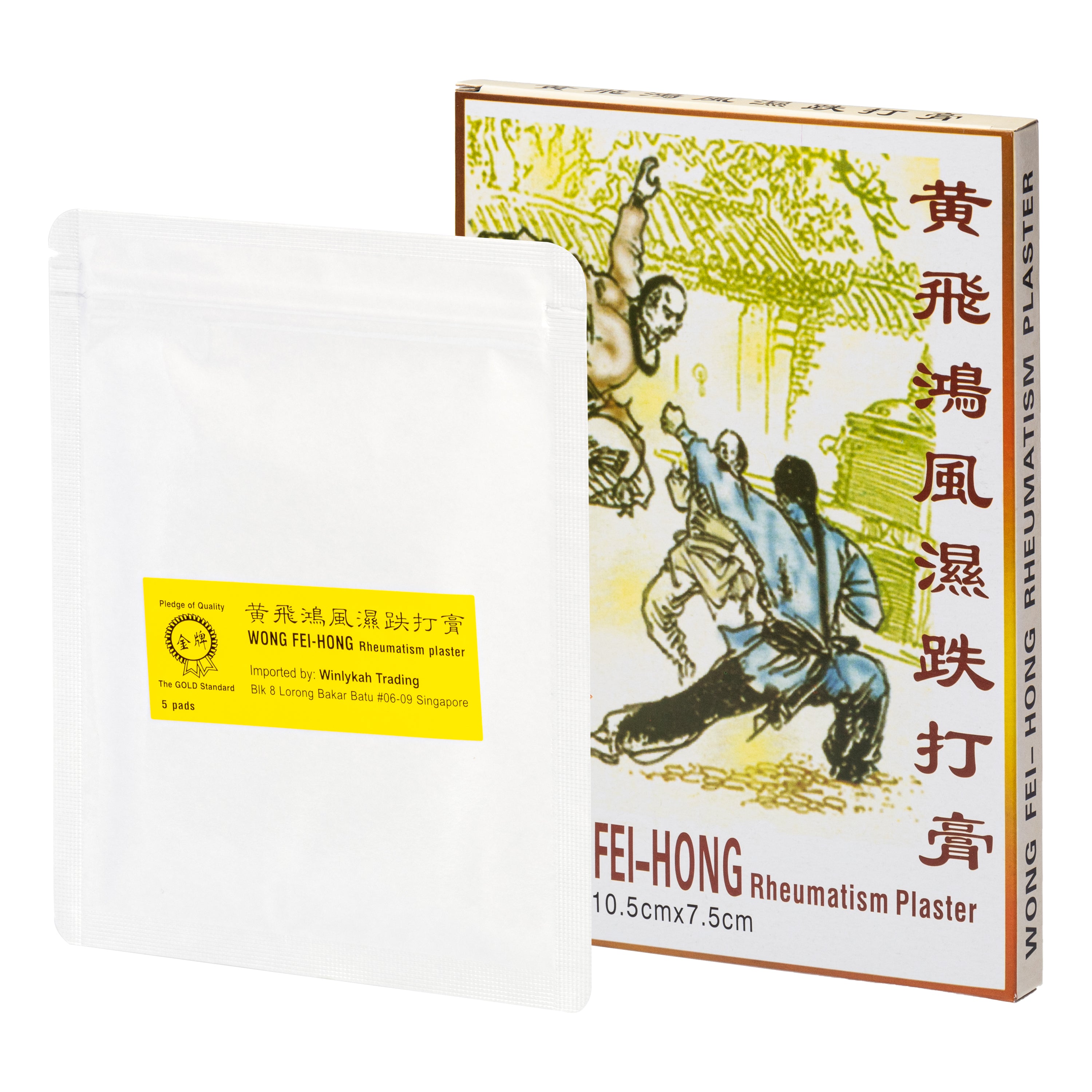 The Gold Standard Wong Fei-Hong Rheumatism Plaster