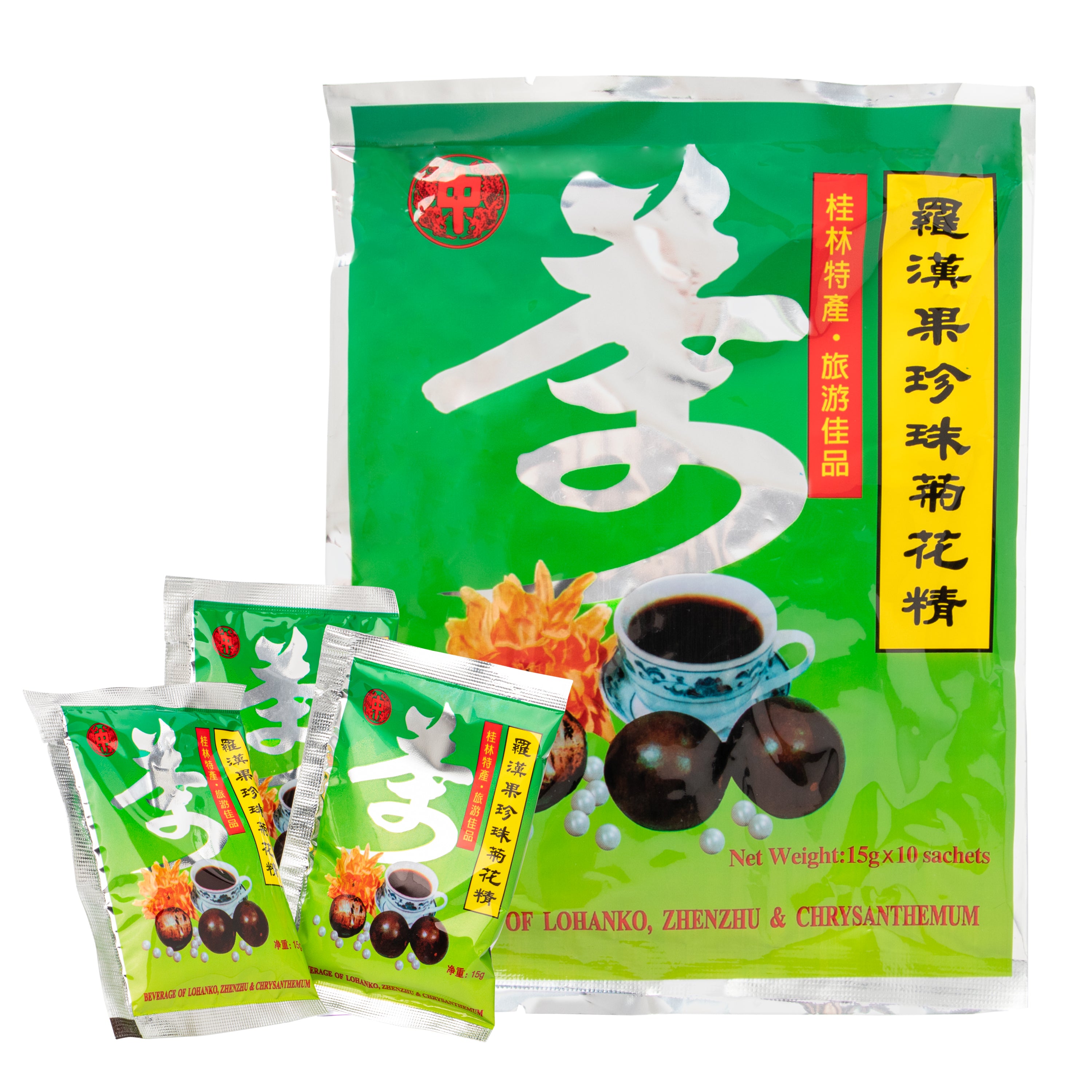 Zhong Brand Beverage of Lohanko, Zhenzhu & Chrysanthemum